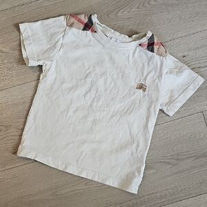 Burberry Shortsleeve Check Tee, 18-24 Months